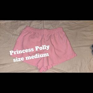 Princess Polly Blush Pink Shorts